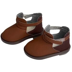 American Girl Tenney Meet Shoes Brown Boots Booties Doll Of The Year Accessory